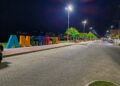 iluminação de led 2024 anchieta a noite