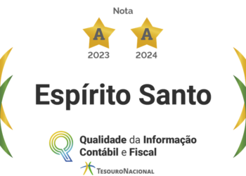 Espírito Santo é Nota A na qualidade das informações contábeis e fiscais pelo segundo ano consecutivo
