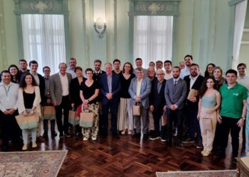 Comitiva europeia encerra missão ao Espírito Santo com visita ao Palácio Anchieta