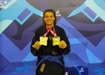 Lutadora capixaba é campeã de torneio internacional de jiu-jitsu no Rio de Janeiro
