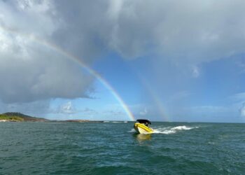 Ação de fiscalização do Iema promove preservação e educação ambiental no Arquipélago das 3 Ilhas
