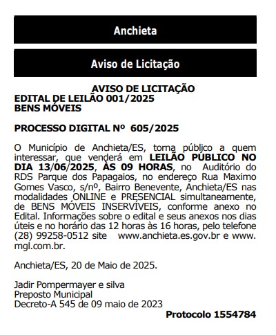 leilao anchieta