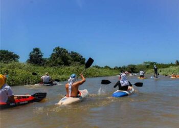 50 caiaques irão descer o Rio Benevente entre Alfredo Chaves e Anchieta