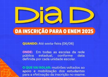 Sedu realiza ‘Semana D de Inscrições do Enem’