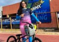 Capixaba é vice-campeã brasileira de BMX Racing