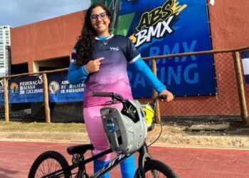 Capixaba é vice-campeã brasileira de BMX Racing