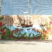 Mural do Porto de Vitória alcança 80% de conclusão e recebe oficina de criatividade
