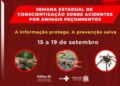 Saúde promove Semana Estadual de Conscientização sobre Acidentes por Animais Peçonhentos