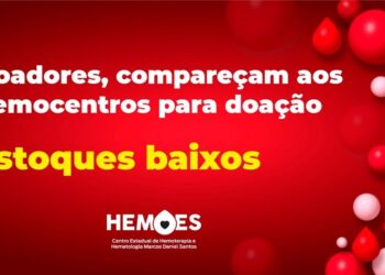 Com estoques críticos, Hemoes convoca doadores