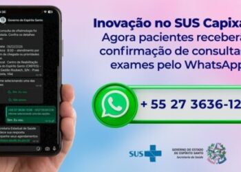 Pacientes do SUS capixaba terão confirmação de consultas e exames do Estado pelo WhatsApp