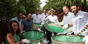 Governador abre oficialmente a colheita do café conilon no Espírito Santo
