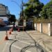 Alfredo Chaves Inicia ação de limpeza de postes e fiação no Centro da cidade