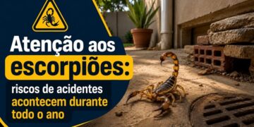 Atenção aos escorpiões: os riscos de acidentes acontecem durante todo o ano