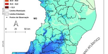 Incaper divulga balanço climático de maio e previsão para junho no Espírito Santo
