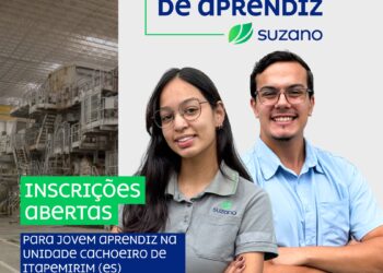 Programa de Aprendiz da Suzano abre vagas para jovens em Cachoeiro de Itapemirim