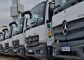 Seag entrega 13 caminhões-pipa para fortalecer atendimento às comunidades rurais em 12 municípios capixabas