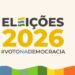 Logo das Eleições Gerais 2026. Arte: Secom/TSE