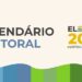 Logo do Calendário Eleitoral 2026. Arte: Secom/TSE