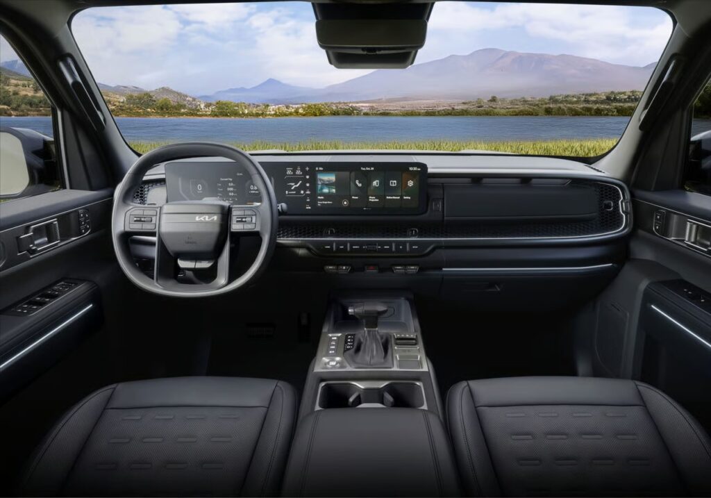 kia tasman interior